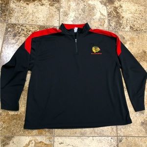 NHL Chicago Blackhawks 1/4 Zip Pull over